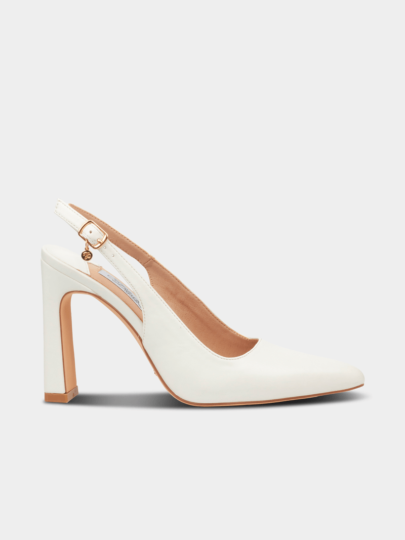 White Classic Heel