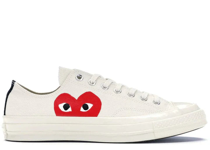 COMME DES GARÇONS PLAY X CONVERSE CHUCK 70 OX ‘WHITE’