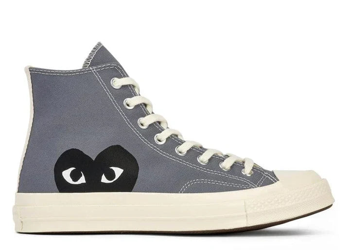 CONVERSE CHUCK 70 HI X COMME DES GARÇONS PLAY ‘STEEL GREY