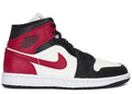 JORDAN 1 MID GYM RED OFF NOIR