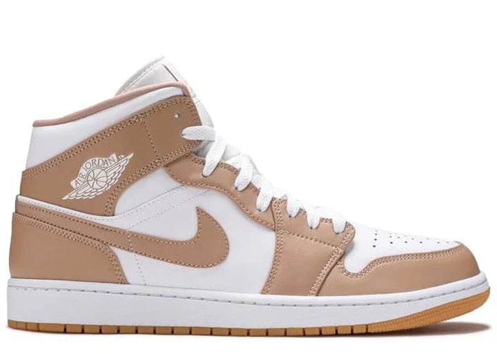 JORDAN 1 MID TAN GUM
